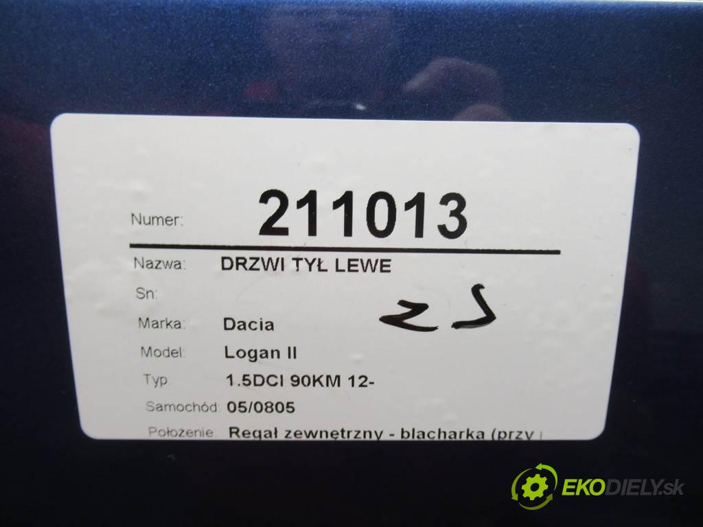 Dacia Logan II  2013  1.5DCI 90KM 12- 1500 dveře zadní část levé