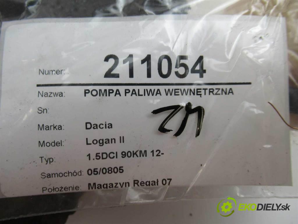 Dacia Logan II  2013  1.5DCI 90KM 12- 1500 pumpa paliva vnitřní  (Palivové pumpy, čerpadla)