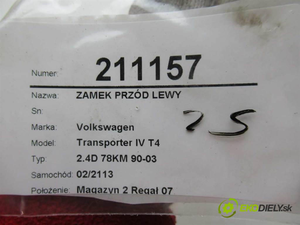 Volkswagen Transporter IV T4  1996  2.4D 78KM 90-03 2400 zámok přední část levý 028130201P