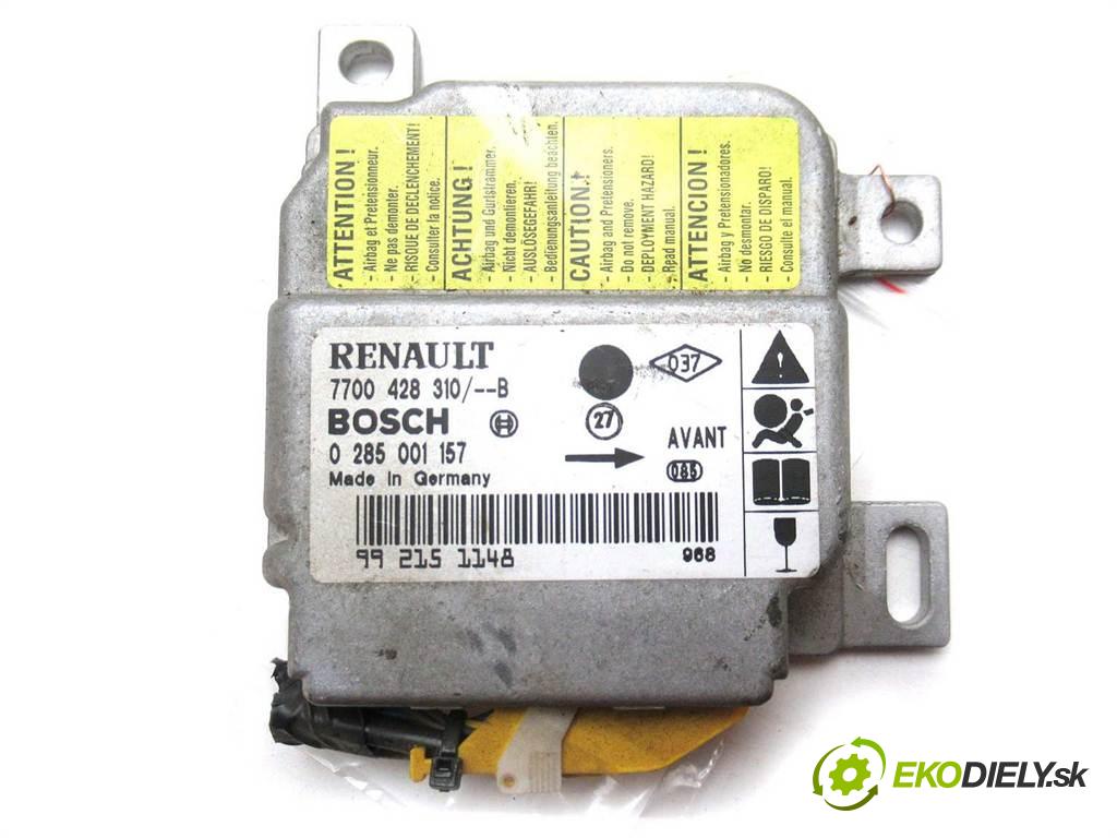 Renault Clio II  1999 43 kw HATCHBACK 5D 1.2B 58KM 98-05 1200 senzor airbag 0285001157 (Snímače)