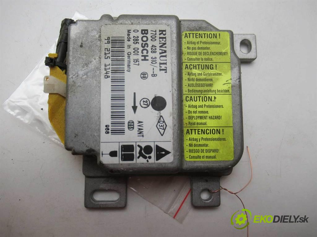 Renault Clio II  1999 43 kw HATCHBACK 5D 1.2B 58KM 98-05 1200 senzor airbag 0285001157 (Snímače)