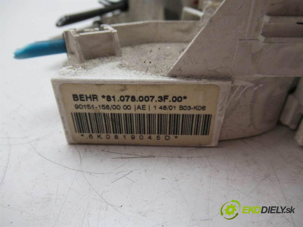 Seat Cordoba FL  2002  SEDAN 4D 1.4B 60KM 99-02 1400 Panel ovládania kúrenia 6K0819045D (Prepínače, spínače, tlačidlá a ovládače kúrenia)