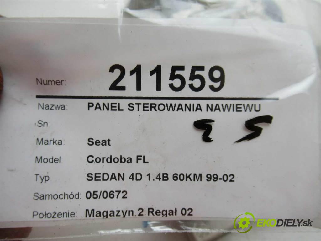 Seat Cordoba FL  2002  SEDAN 4D 1.4B 60KM 99-02 1400 Panel ovládania kúrenia 6K0819045D (Prepínače, spínače, tlačidlá a ovládače kúrenia)