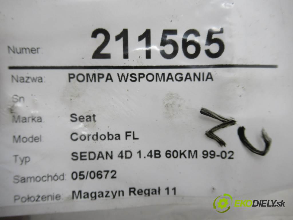 Seat Cordoba FL  2002  SEDAN 4D 1.4B 60KM 99-02 1400 Pumpa servočerpadlo  (Servočerpadlá, pumpy riadenia)