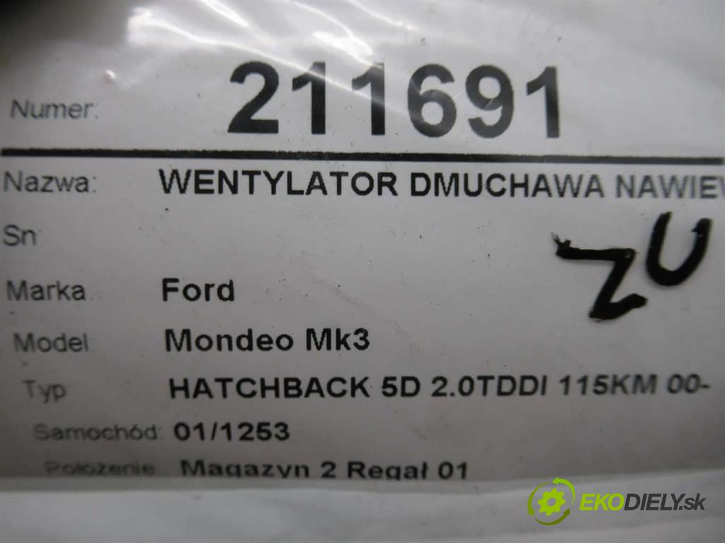 Ford Mondeo Mk3  2000  HATCHBACK 5D 2.0TDDI 115KM 00-07 2000 Ventilátor ventilátor kúrenia 1S7H-18456-AB (Ventilátory kúrenia)