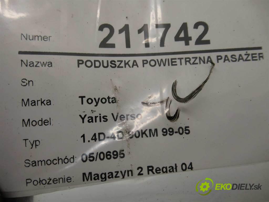 Toyota Yaris Verso  2004  1.4D-4D 90KM 99-05 1400 AirBag - spolujazdca  (Airbagy)