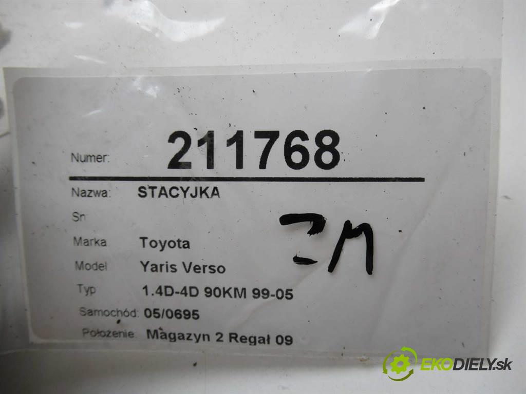 Toyota Yaris Verso  2004  1.4D-4D 90KM 99-05 1400 spínačka  (Spínací skříňky a klíče)