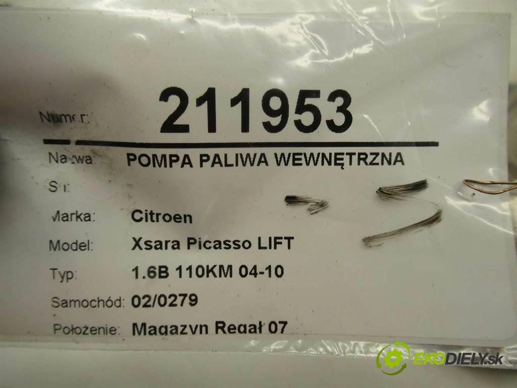 Citroen Xsara Picasso LIFT  2005  1.6B 110KM 04-10 1600 pumpa paliva vnitřní 9633294680 (Palivové pumpy, čerpadla)