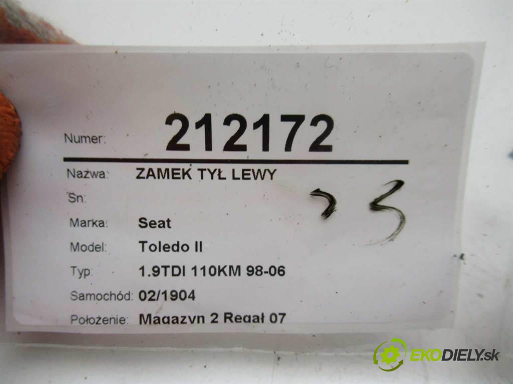 Seat Toledo II  1999  1.9TDI 110KM 98-06 1900 zámok zad ľavy 3B4839015A