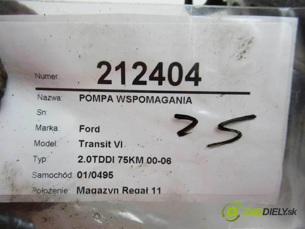 Ford Transit VI  2001 55 kw 2.0TDDI 75KM 00-06 2000 Pumpa servočerpadlo  (Servočerpadlá, pumpy riadenia)
