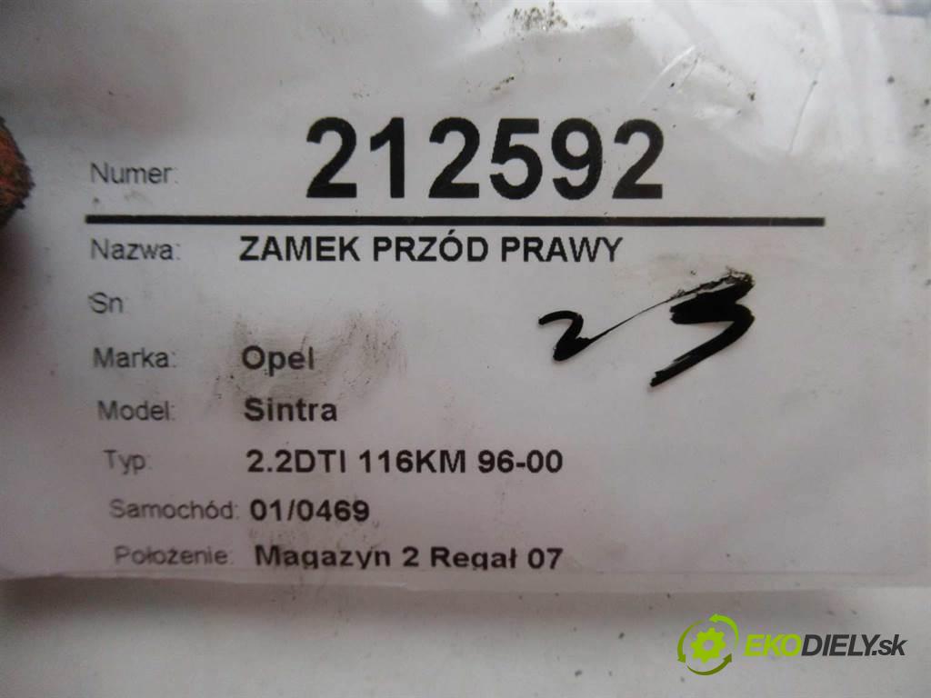 Opel Sintra  1999 85 kw 2.2DTI 116KM 96-00 2171 zámok predný pravy 16624432