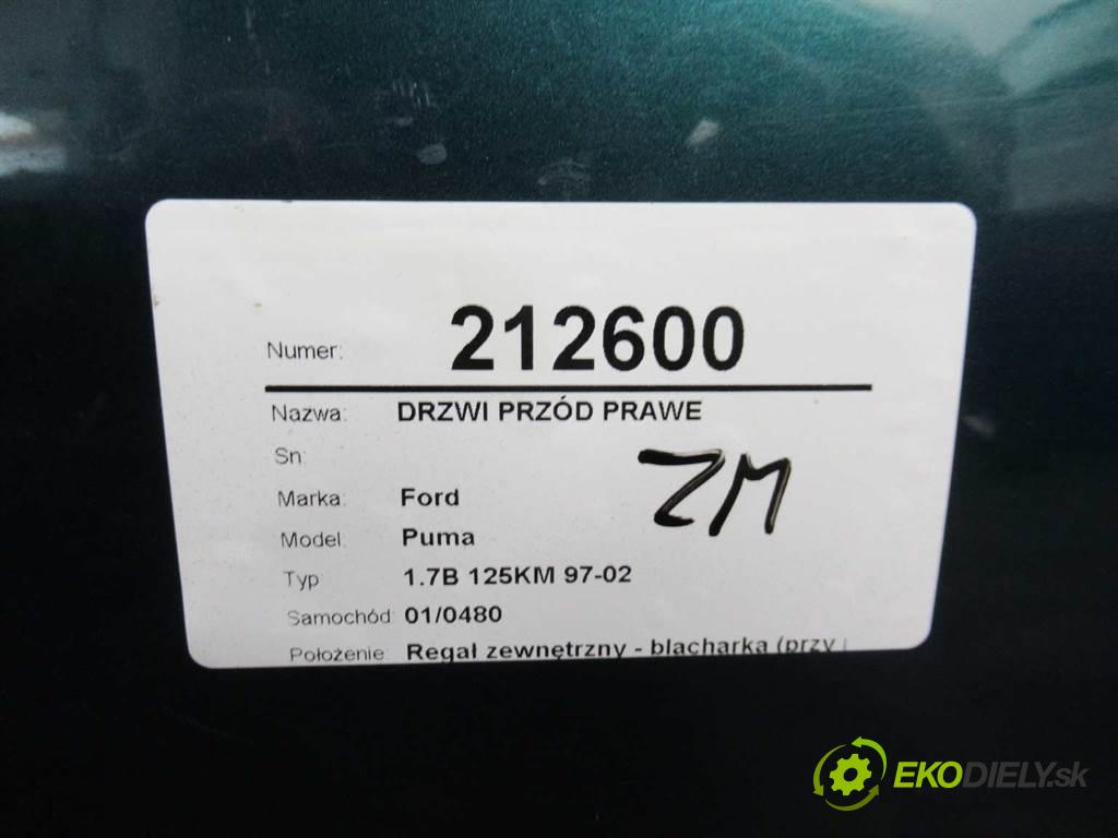 Ford Puma  1998 92 kw 1.7B 125KM 97-02 1700 Dvere predný pravé  (Ostatné)