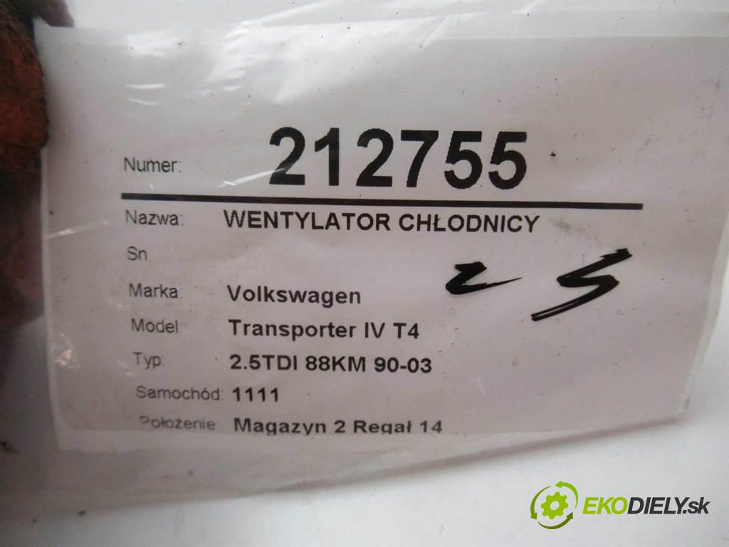 Volkswagen Transporter IV T4  2000  2.5TDI 88KM 90-03 2500 ventilátor chladiče  (Ventilátory)