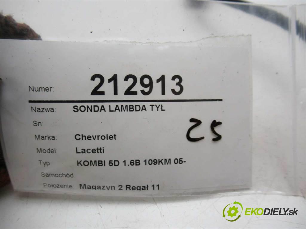 Chevrolet Lacetti     KOMBI 5D 1.6B 109KM 05-  sonda lambda zad 610-W4 (Lambda sondy)