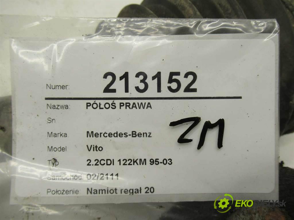 Mercedes-Benz Vito  2001  2.2CDI 122KM 95-03 2200 Poloos pravá  (Poloosy)