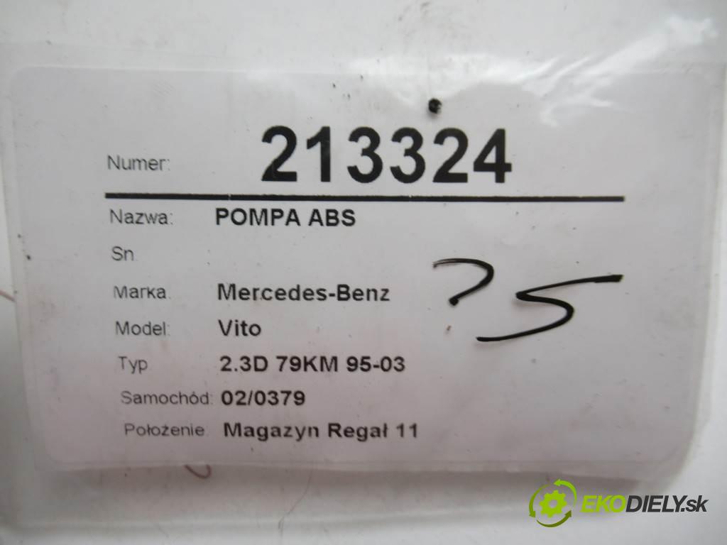 Mercedes-Benz Vito  1997  2.3D 79KM 95-03 2300 Pumpa ABS 0265220003 (Pumpy ABS)