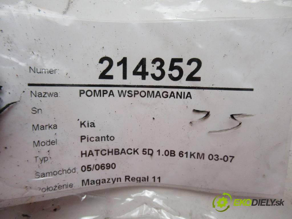 Kia Picanto  2006 48 kw HATCHBACK 5D 1.0B 61KM 03-07 1100 Pumpa servočerpadlo 57100-07000 (Servočerpadlá, pumpy riadenia)