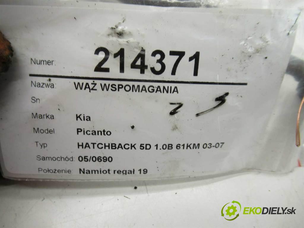 Kia Picanto  2006 48 kw HATCHBACK 5D 1.0B 61KM 03-07 1100 hadice servočerpadlo  (Komponenty posilovače řízení)