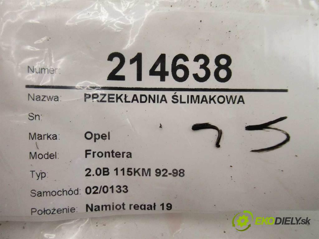 Opel Frontera  1995  2.0B 115KM 92-98 2000 riadenie slimáková 897101354 (Riadenia)