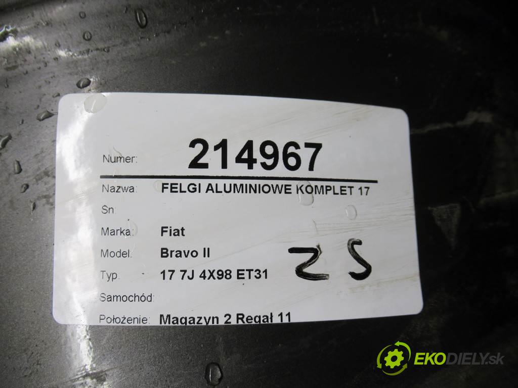 Fiat Bravo II    17 7J 4X98 ET31  disky hliníkové - 17  (Hliníkové)