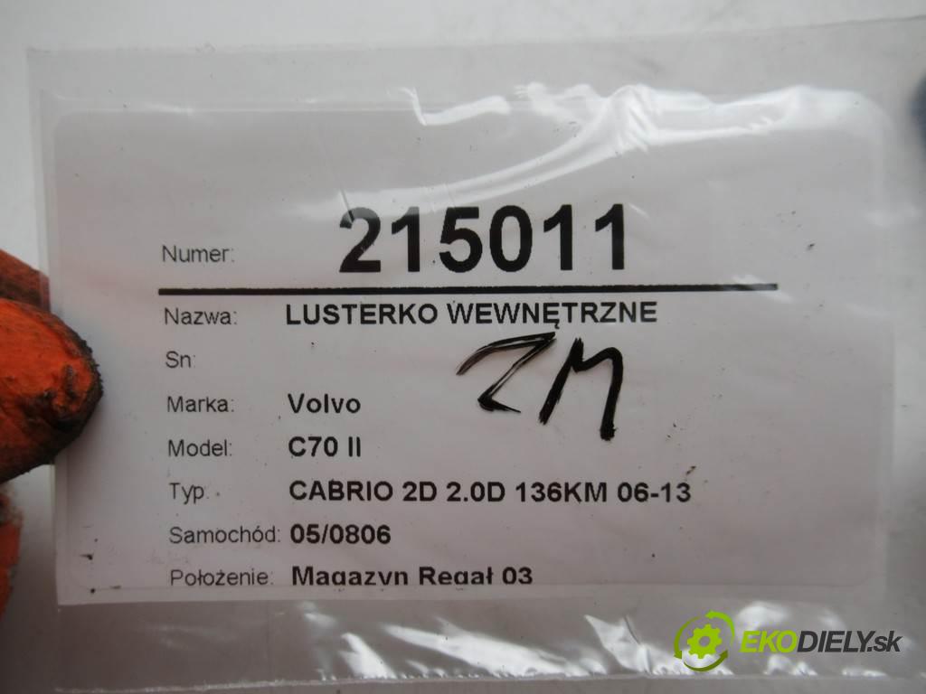 Volvo C70 II  2008  CABRIO 2D 2.0D 136KM 06-13 2000 zpětné zrcátko vnitřní  (Světla vnitřní)