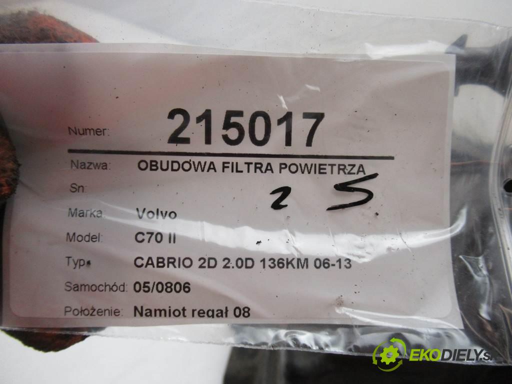 Volvo C70 II  2008  CABRIO 2D 2.0D 136KM 06-13 2000 obal filtra vzduchu  (Kryty filtrů)