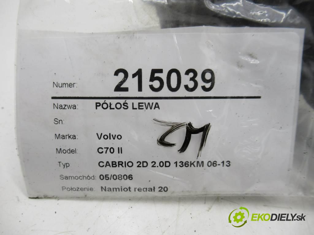 Volvo C70 II  2008  CABRIO 2D 2.0D 136KM 06-13 2000 Poloos ľavá strana  (Poloosy)
