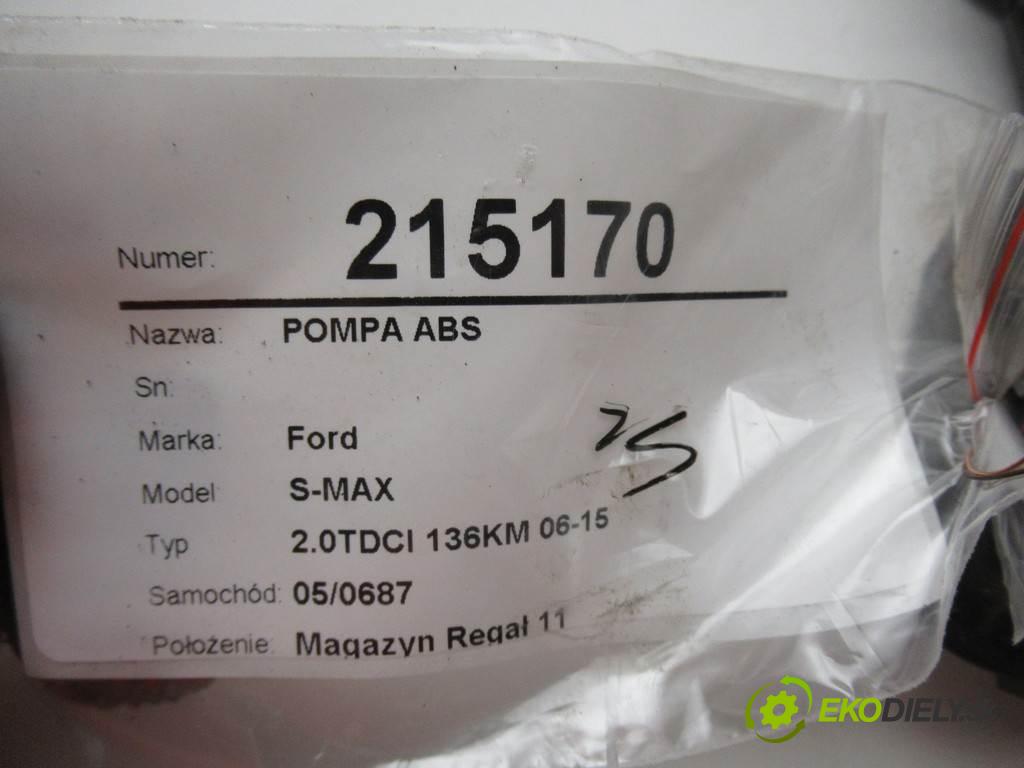 Ford S-MAX  2009 103 kw 2.0TDCI 136KM 06-15 2000 pumpa ABS 9G91-2C405-AB (Pumpy brzdové)