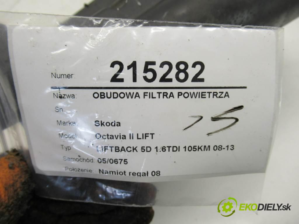 Skoda Octavia II LIFT  2012  LIFTBACK 5D 1.6TDI 105KM 08-13 1600 Obal filtra vzduchu 3C0129601CA (Obaly filtrov vzduchu)