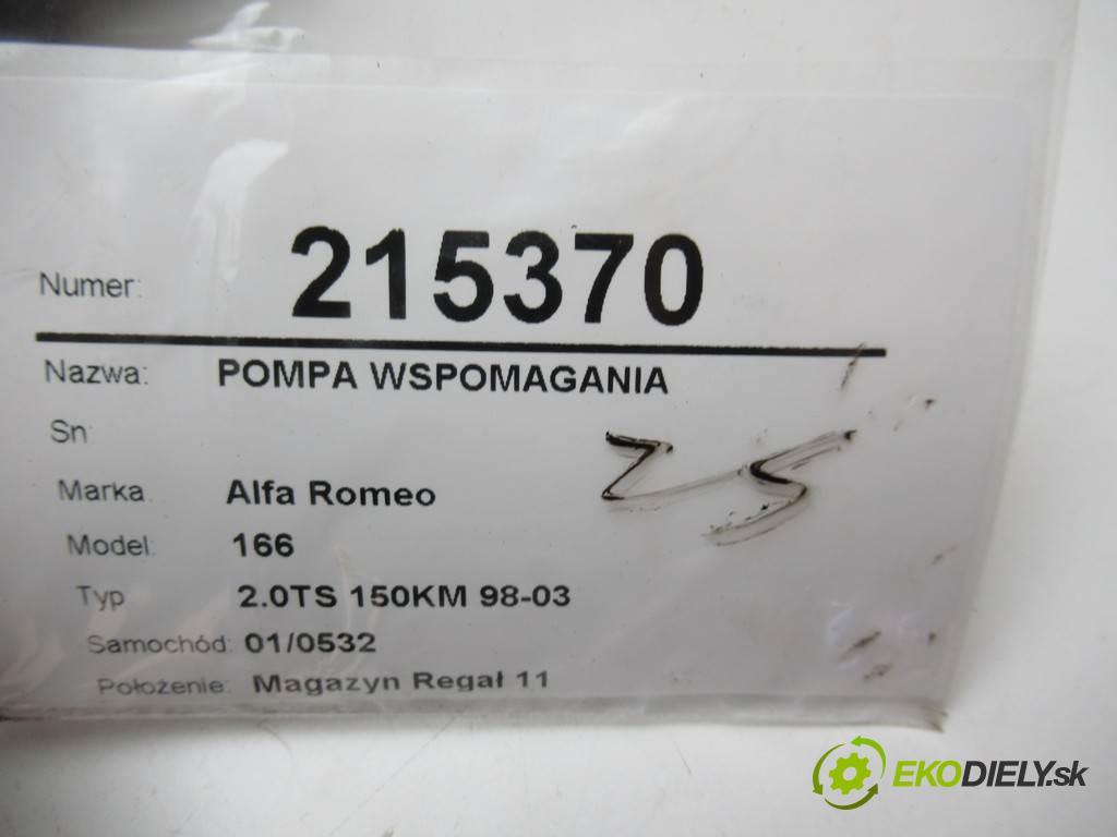 Alfa Romeo 166  1998  2.0TS 150KM 98-03 2000 pumpa servočerpadlo 606184770 (Servočerpadlá, pumpy řízení)