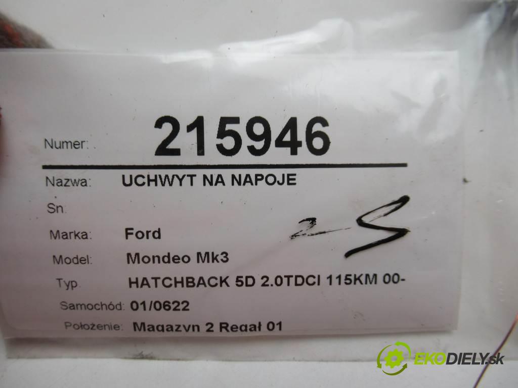 Ford Mondeo Mk3  2004  HATCHBACK 5D 2.0TDCI 115KM 00-07 2000 Držiak na nápoje 4S71-13564-A (Úchyty, držiaky na nápoje)