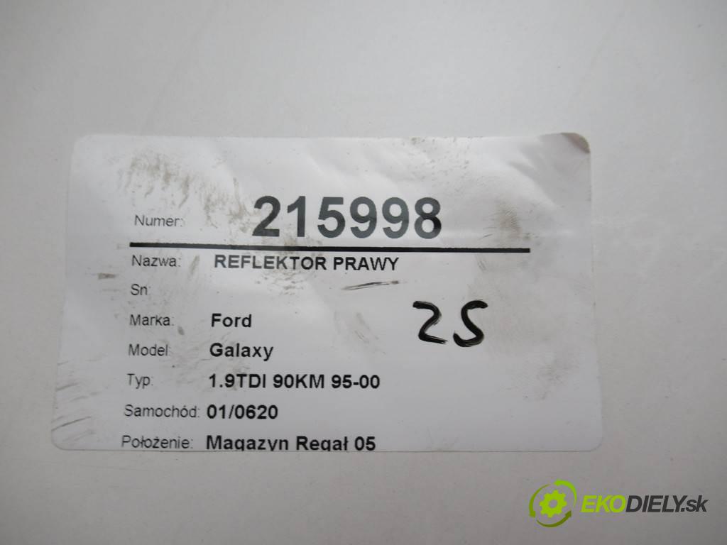Ford Galaxy  1998 66 kw 1.9TDI 90KM 95-00 1900 Svetlomet pravy  (Pravé)
