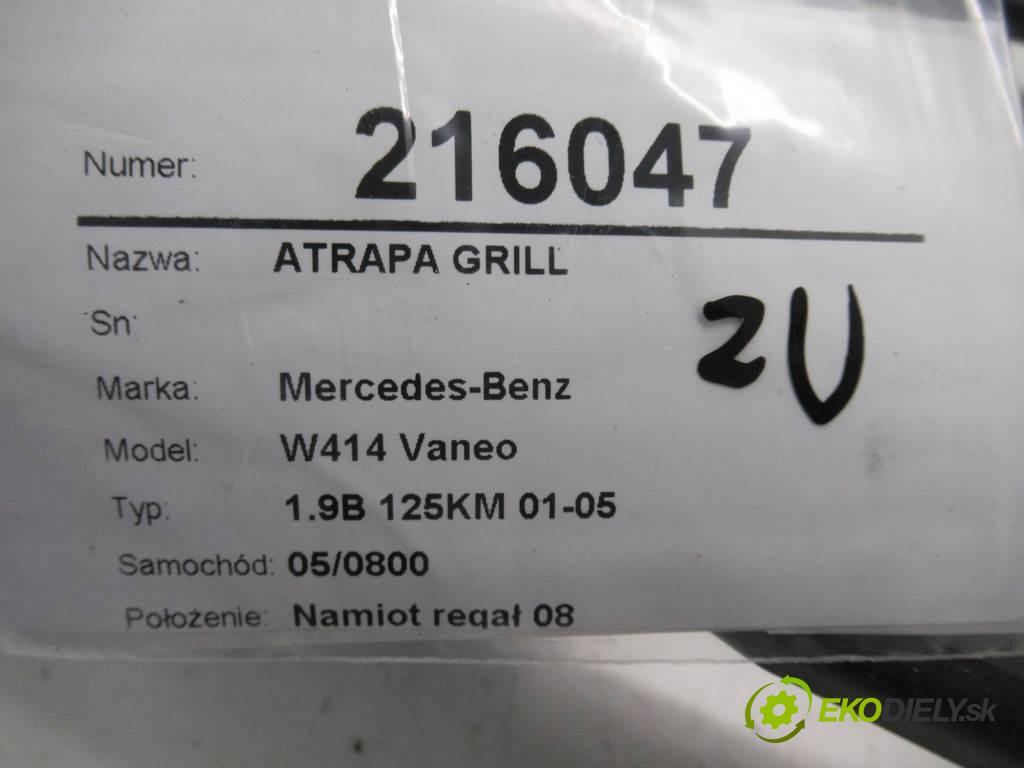 Mercedes-Benz W414 Vaneo  2004  1.9B 125KM 01-05 1900 Mriežka maska A4148800085 (Mriežky, masky)