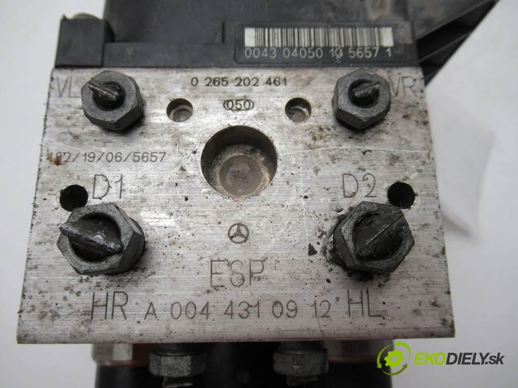 Mercedes-Benz W414 Vaneo  2004  1.9B 125KM 01-05 1900 Pumpa ABS 0265202461 (Pumpy ABS)