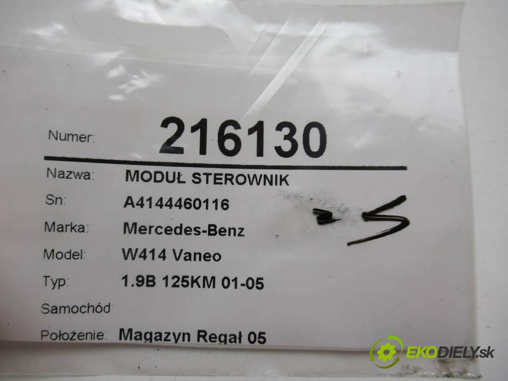 Mercedes-Benz W414 Vaneo    1.9B 125KM 01-05  Modul Riadiaca jednotka A4144460116