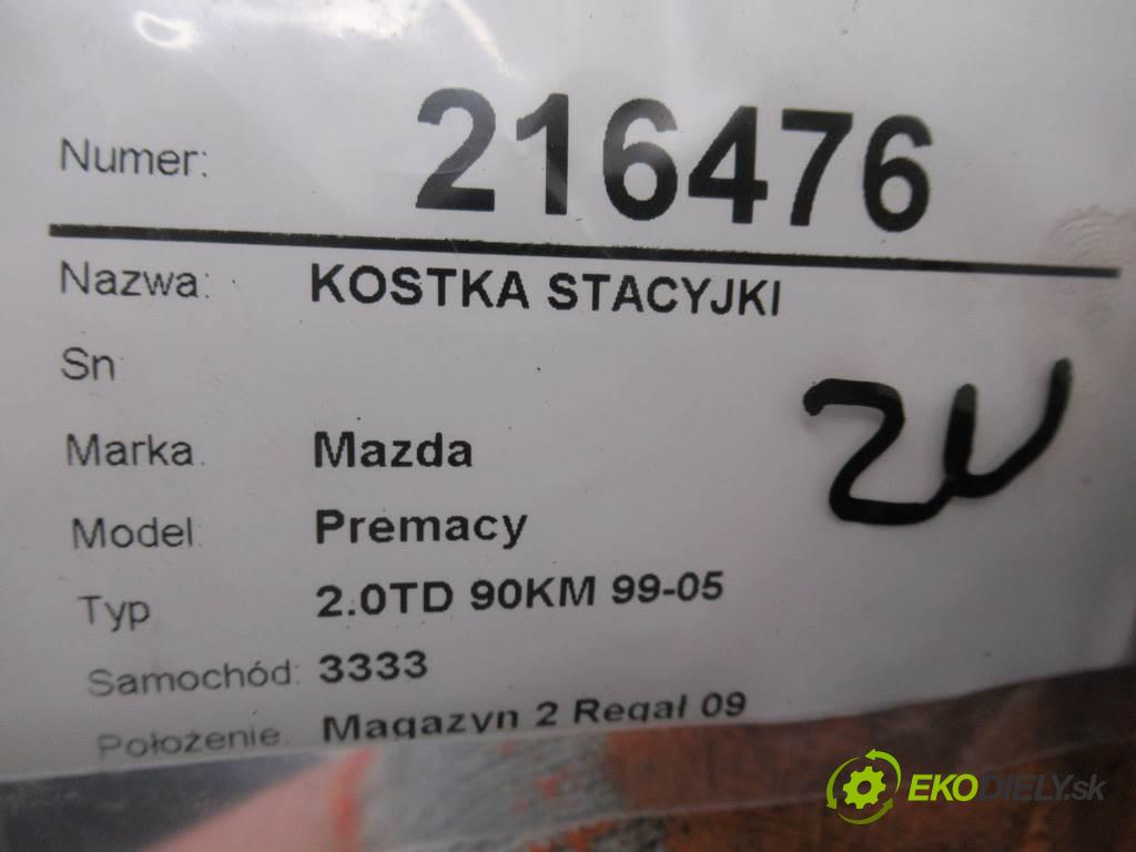 Mazda Premacy  1999  2.0TD 90KM 99-05 2000 kostka vložka spínací skříňky  (Spínací skříňky a klíče)