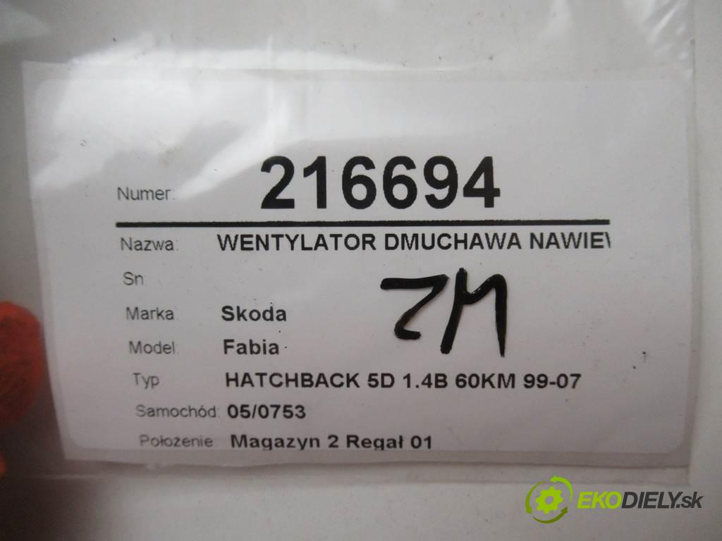 Skoda Fabia  2002  HATCHBACK 5D 1.4B 60KM 99-07 1400 ventilátor - topení 6Q1819015C (Ventilátory topení)