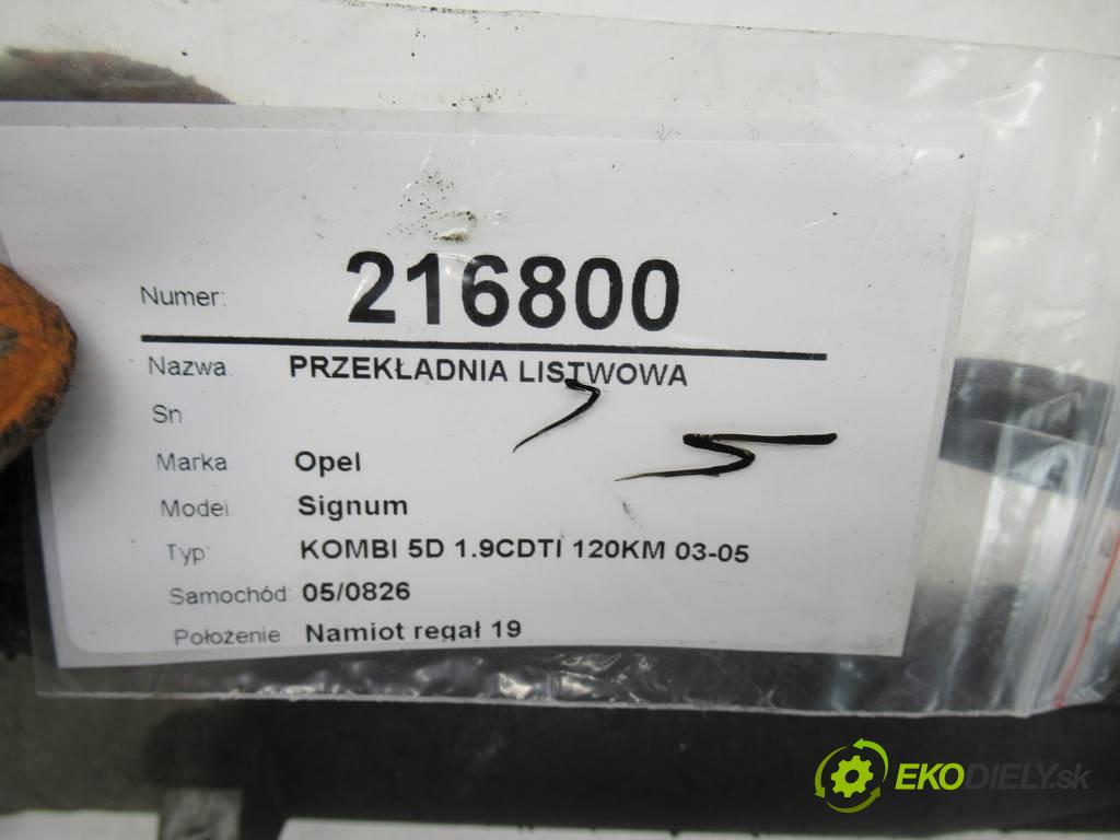 Opel Signum  2005 88 kw KOMBI 5D 1.9CDTI 120KM 03-05 1900 řízení - 0250080082101 (Řízení)