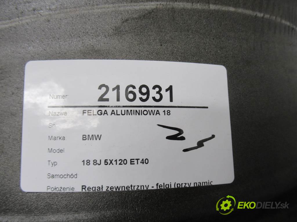 BMW     18 8J 5X120 ET40  disk - 18  (Hliníkové)