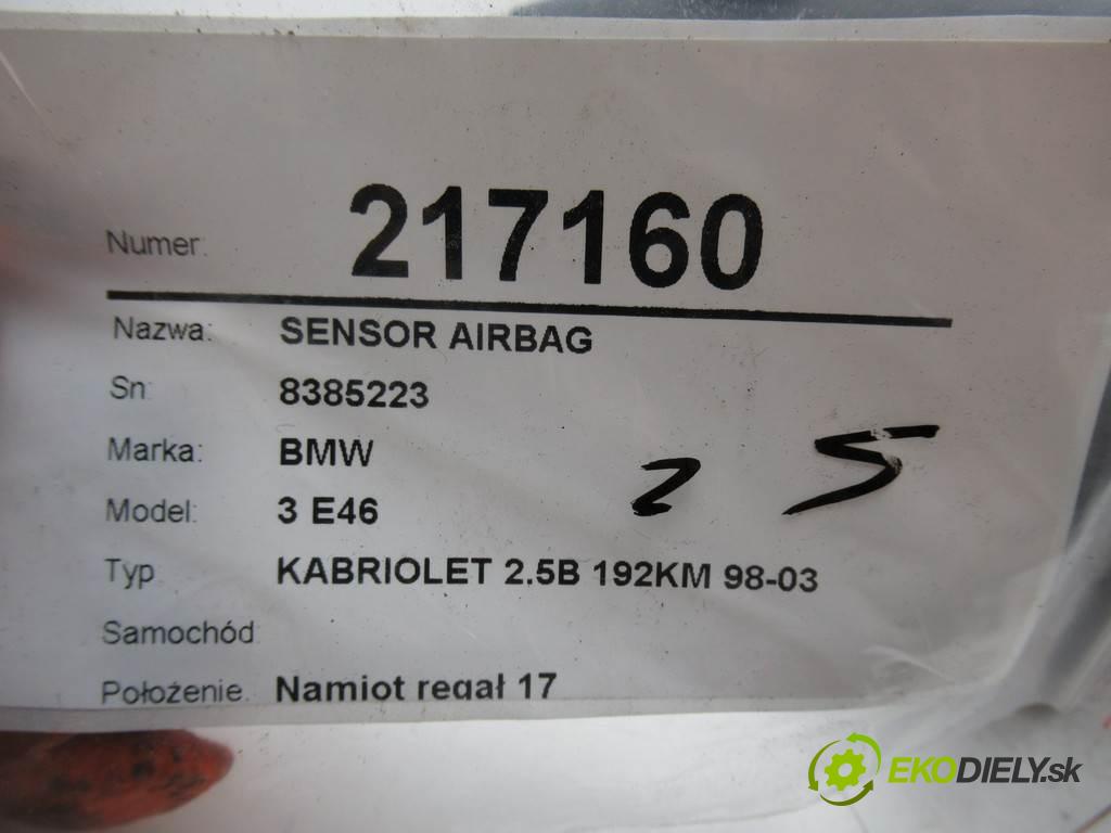 BMW 3 E46    KABRIOLET 2.5B 192KM 98-03  senzor airbag 8385223 (Snímače)