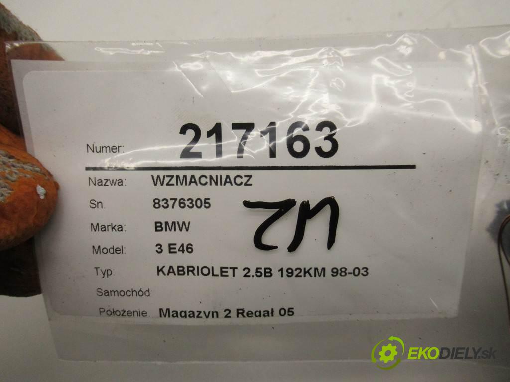 BMW 3 E46    KABRIOLET 2.5B 192KM 98-03  Zosilňovač 8376305 (Zosilňovače)