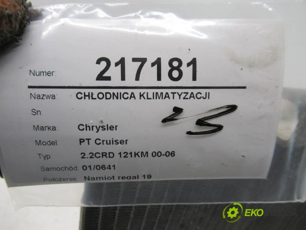 Chrysler PT Cruiser  2002 89 kw 2.2CRD 121KM 00-06 2200 Chladič klimatizácie 111113685 (Chladiče klimatizácie)