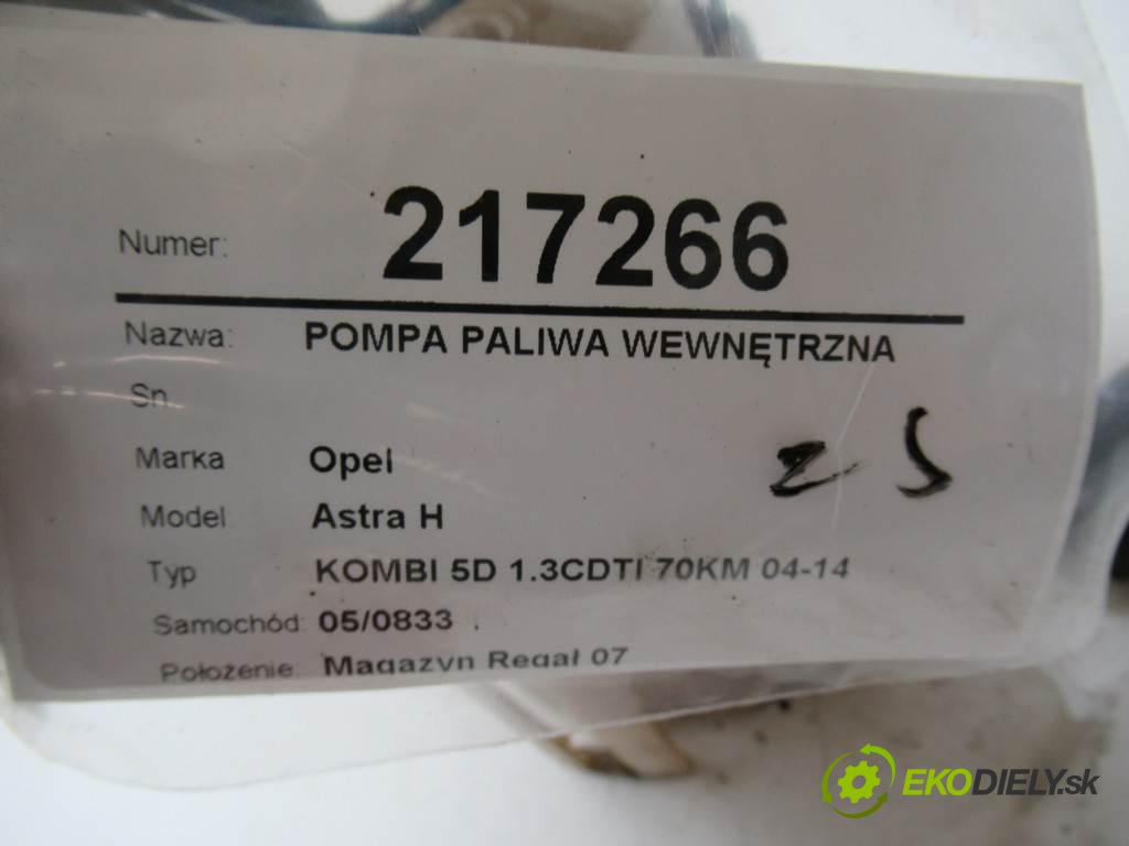 Opel Astra H  2006 66 kw KOMBI 5D 1.3CDTI 70KM 04-14 1200 Pumpa paliva vnútorná 0580303089 (Palivové pumpy, čerpadlá, plaváky)
