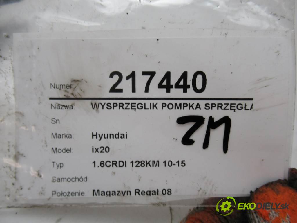 Hyundai ix20    1.6CRDI 128KM 10-15  Spojkový valec pumpa spojky  (Valce a ložiská)
