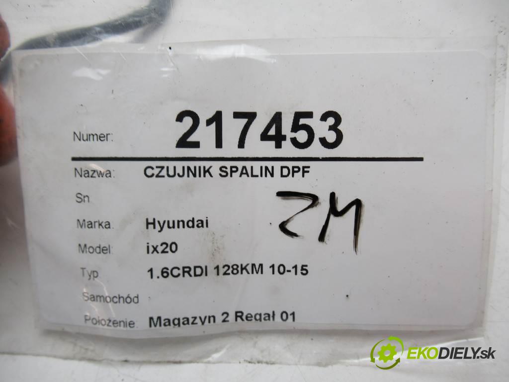 Hyundai ix20    1.6CRDI 128KM 10-15  Snímač spalín DPF  (Snímače)