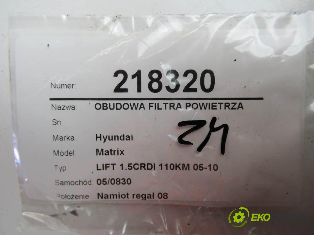 Hyundai Matrix  2007 81 kw LIFT 1.5CRDI 110KM 05-10 1500 obal filtra vzduchu 28110-17700 (Kryty filtrů)