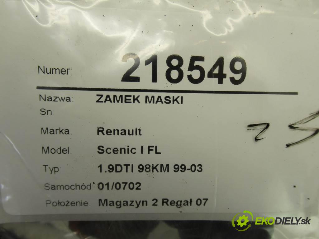 Renault Scenic I FL  1999  1.9DTI 98KM 99-03 1900 zámok kapoty