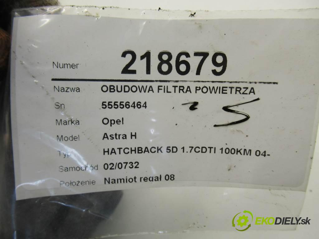 Opel Astra H  2006  HATCHBACK 5D 1.7CDTI 100KM 04-14 1700 obal filtra vzduchu 55556464 (Kryty filtrů)