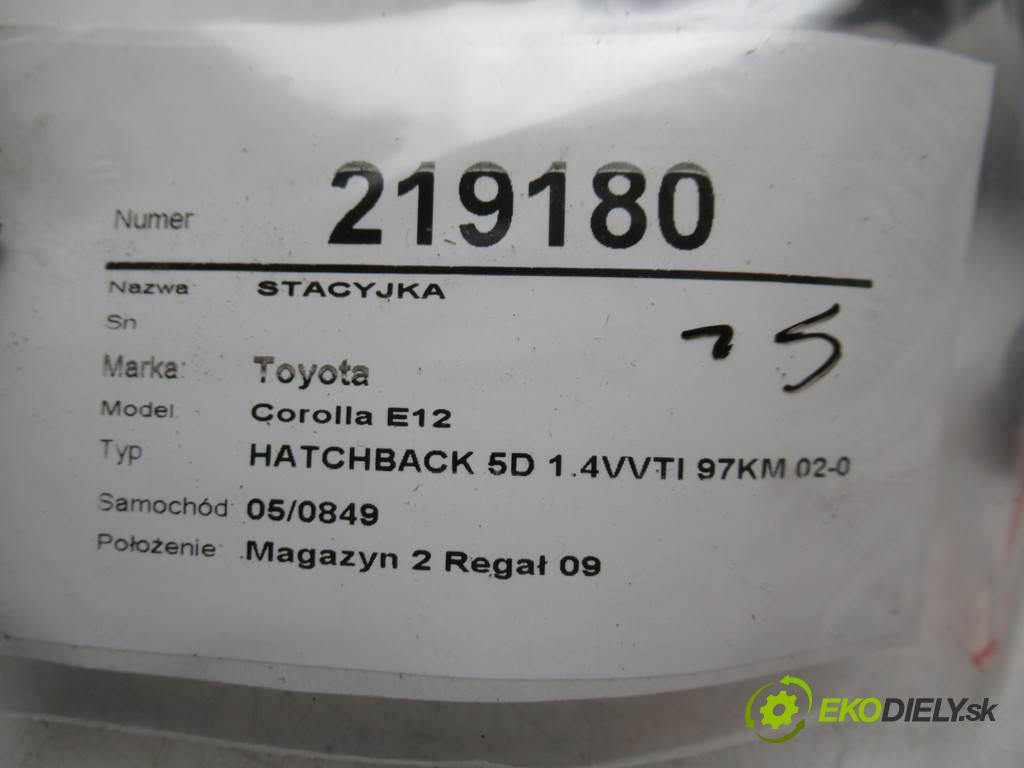 Toyota Corolla E12  2005  HATCHBACK 5D 1.4VVTI 97KM 02-07 1400 spinačka 45020-02-4 (Spínacie skrinky a kľúče)