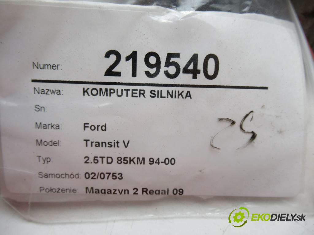 Ford Transit V  1997  2.5TD 85KM 94-00 2500 riadiaca jednotka Motor 97VB-9J464-ZD (Riadiace jednotky)